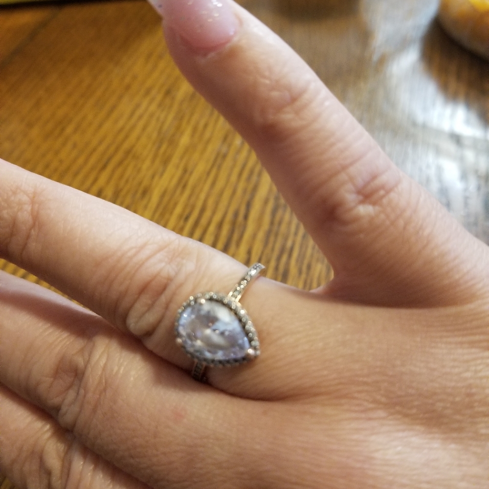 Rose gold pandora ring